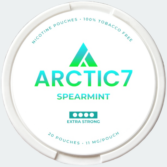 Arctic7 nicotine pouches spearmint front