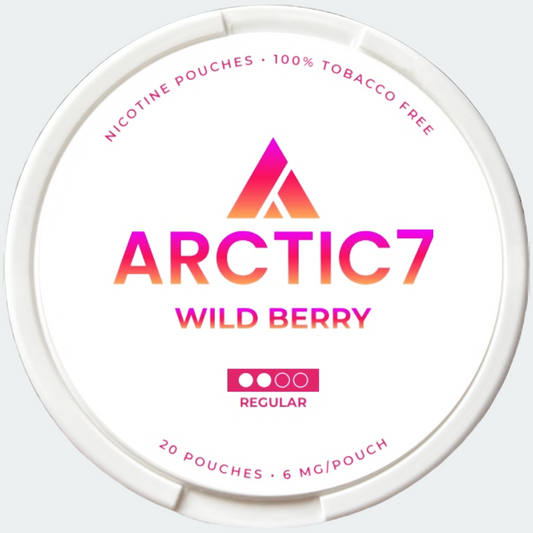 Arctic7 nicotine pouches wild berry front